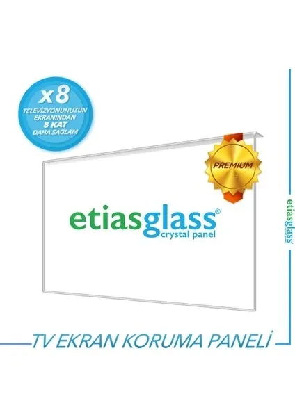 Etiasglass 98'' Tv Ekran Koruyucu / Ekran Koruma Paneli
